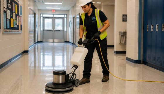 Décapage et polissage de planchers — Multiservices SP, Montréal